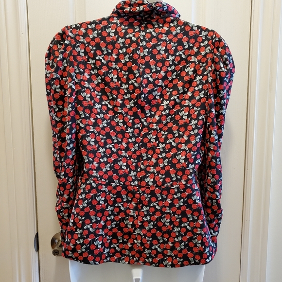 🎈2/$50 Zara Rose Peplum Blouse - Picture 7 of 16